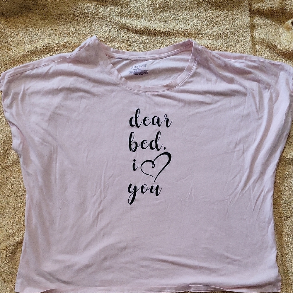 Jasmine & Ginger Pink Sleep Tee